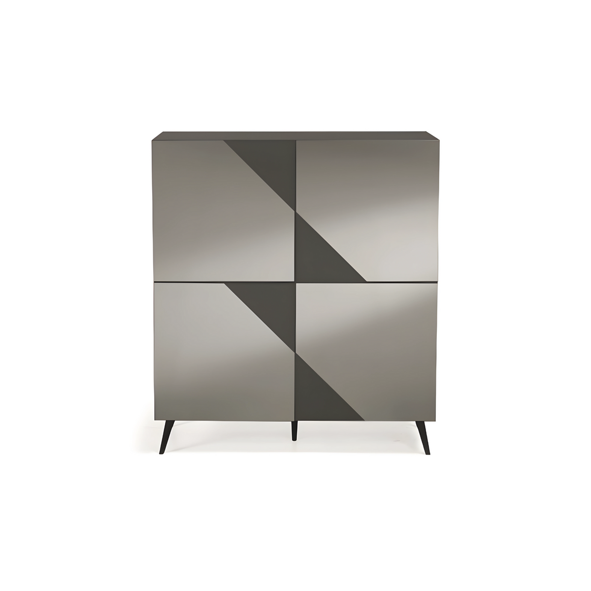 Madia 4 ante con specchio "Mirrors" già assemblata cm 120x50 h140