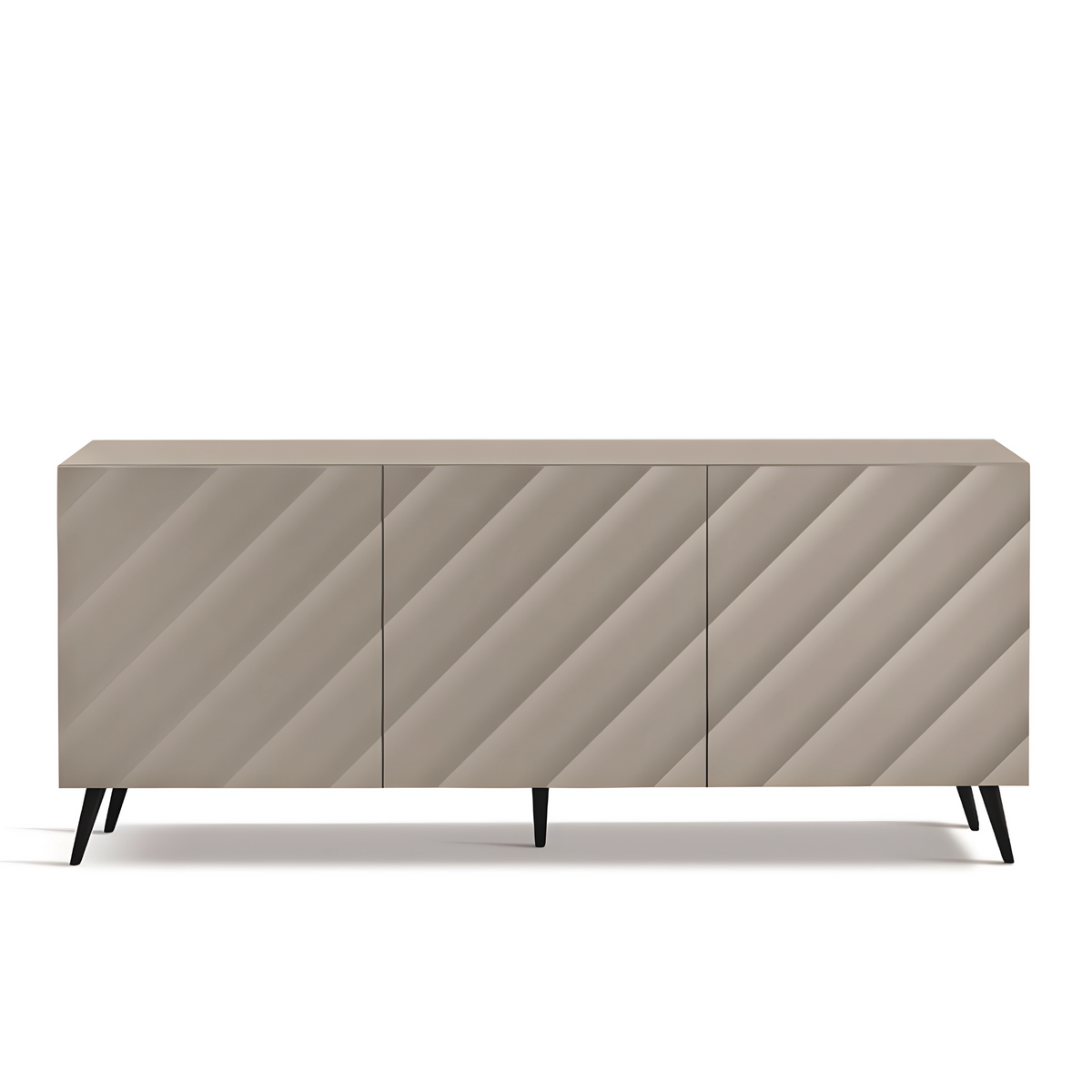 Madia 3 ante moderna già assemblata "Antares" in legno cm 180x50 h80