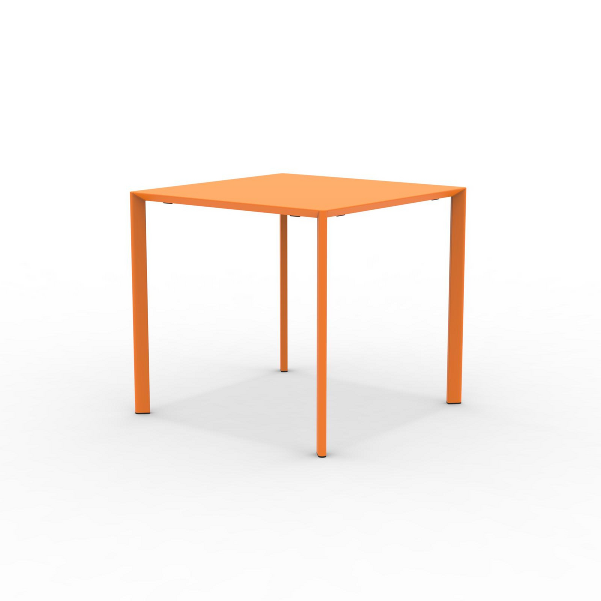 Tavolo quadrato in metallo "Fox1" per giardino impilabile cm 80x80 75h