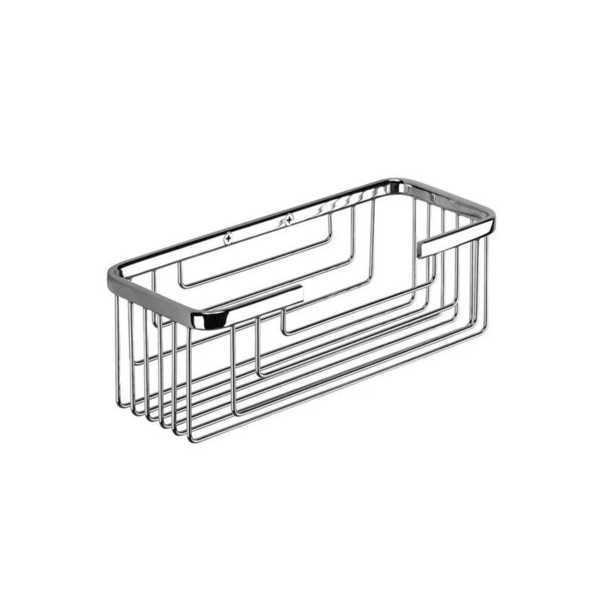 Portasapone doppio per doccia "Lucien" in acciaio inox cm 25x9 10h - MondoViro