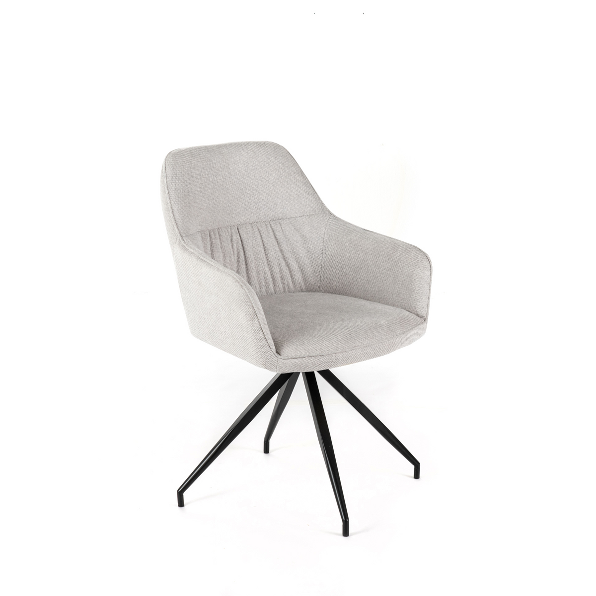Set di sedie imbottite "Anemone" poltrone moderne da soggiorno in tessuto