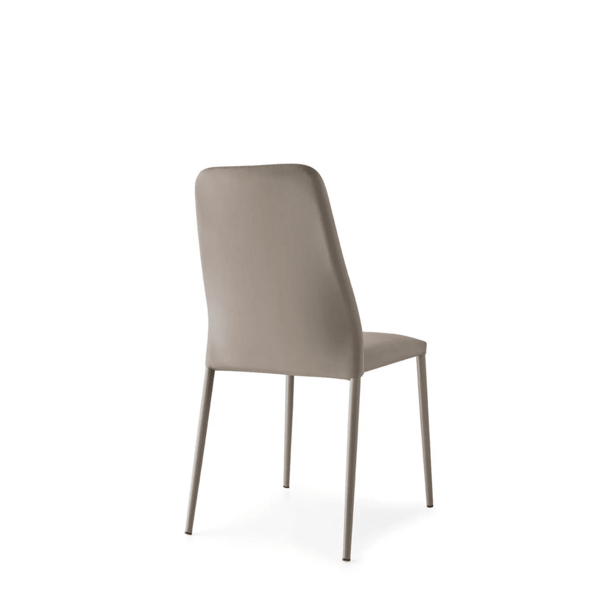 Set di sedie moderne da soggiorno "Club" con seduta e schienale imbottiti cm 47x57 91h - MondoViro