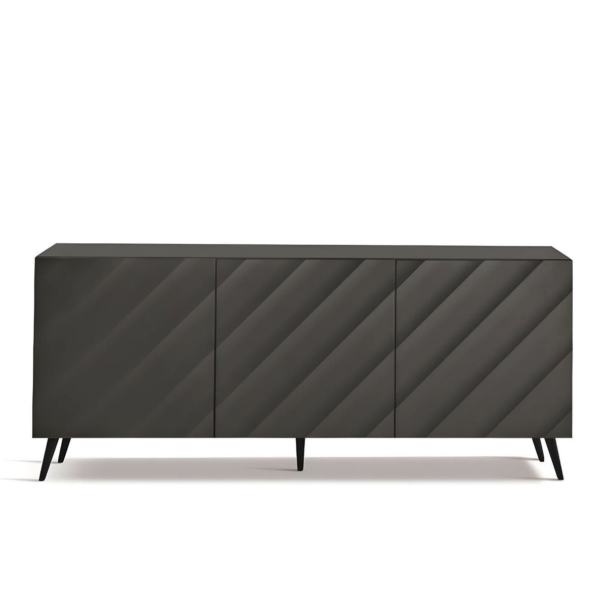 Madia 3 ante moderna già assemblata "Antares" in legno cm 180x50 h80