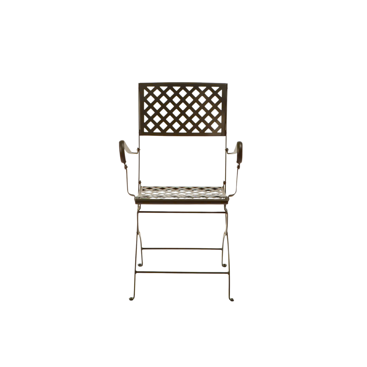 Set di sedie pieghevoli in metallo "Springtime" da giardino cm 52x56 90h