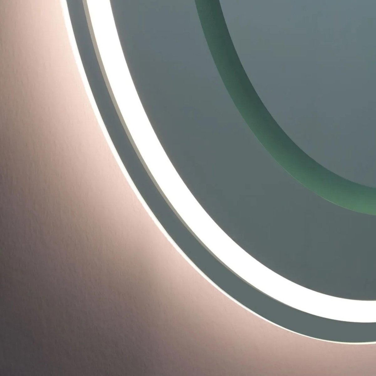 Specchio a led da bagno "Luce" a doppia postazione in alluminio cm 180x80h - MondoViro