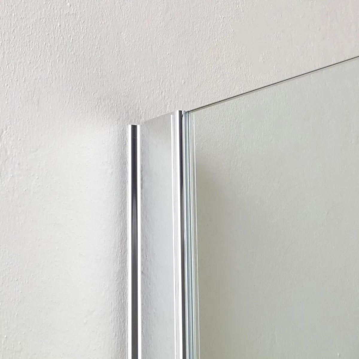 Box doccia a parete singola "Walk - in" in vetro trasparente h 190 cm - MondoViro