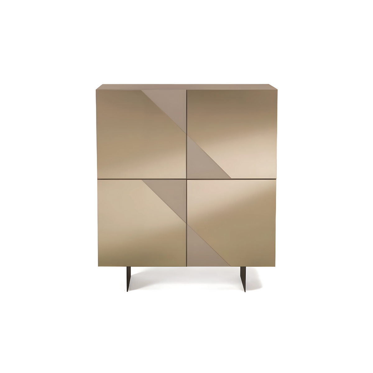 Madia 4 ante con specchio "Mirrors" già assemblata cm 120x50 h140