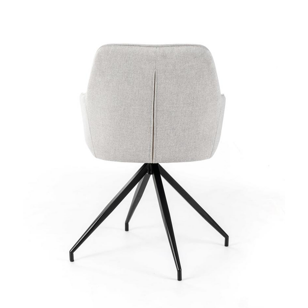 Set di sedie imbottite "Anemone" poltrone moderne da soggiorno in tessuto