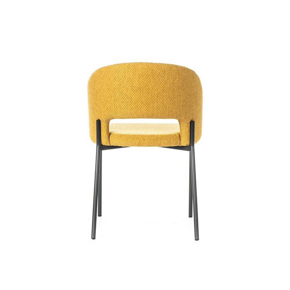 Set di sedie moderne imbottite "Erica" da pranzo in tessuto cm 56x52 78,5h