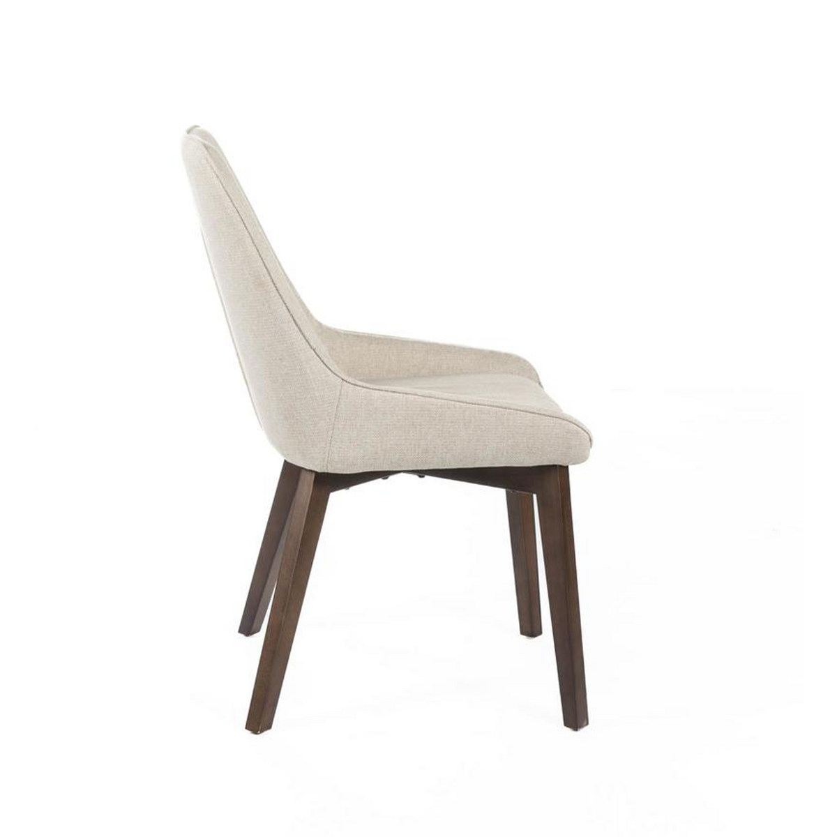 Set di sedie imbottite "Linea" da soggiorno moderne in tessuto cm 49,5x62 87h