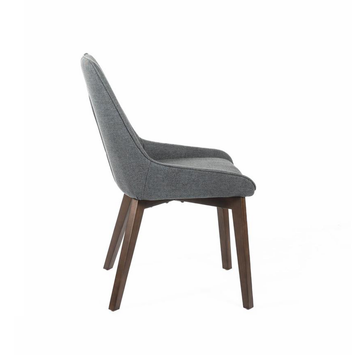 Set di sedie imbottite "Linea" da soggiorno moderne in tessuto cm 49,5x62 87h
