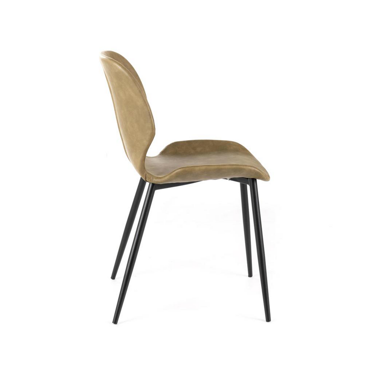 Set di sedie eleganti in similpelle "Liam" soft touch vintage cm 45x55 83h