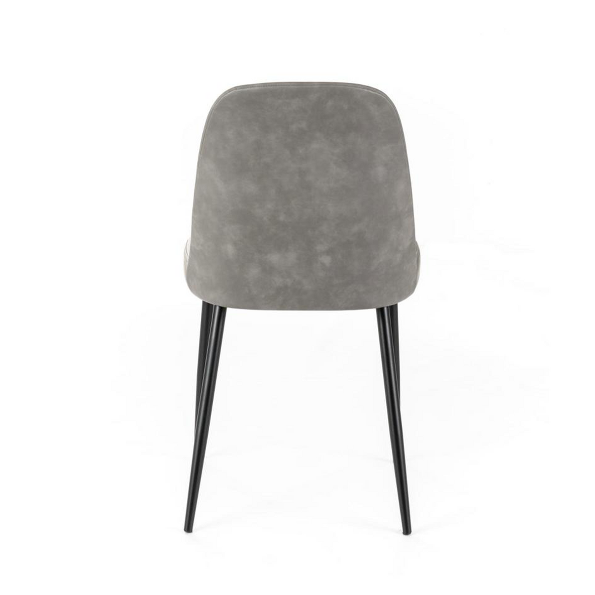 Set di sedie moderne da pranzo "Damasco" imbottite in similpelle soft touch