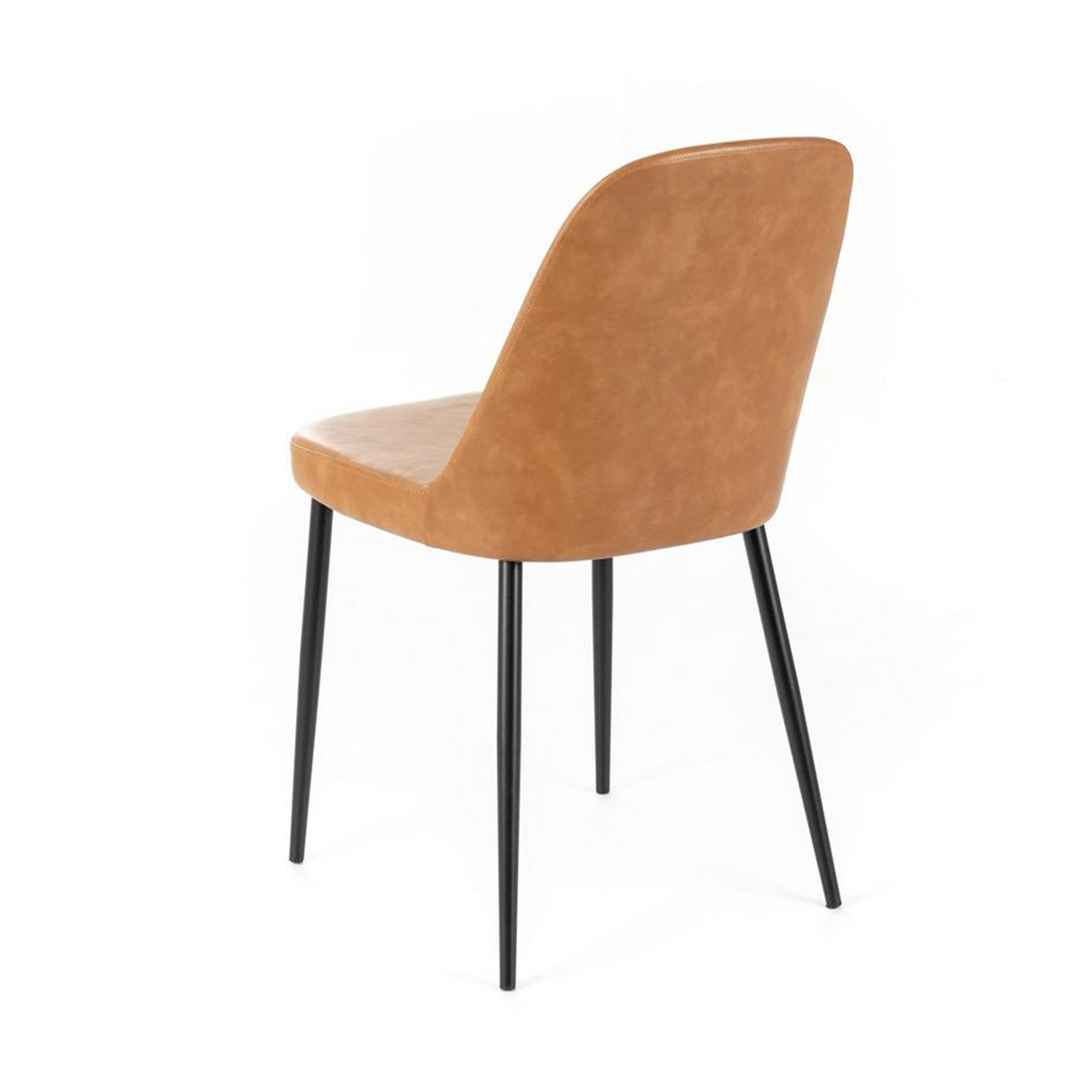 Set di sedie moderne da pranzo "Damasco" imbottite in similpelle soft touch