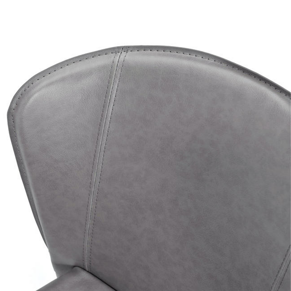 Set di sedie moderne in similcuoio "Glicine" da soggiorno eleganti cm 56x49 82h