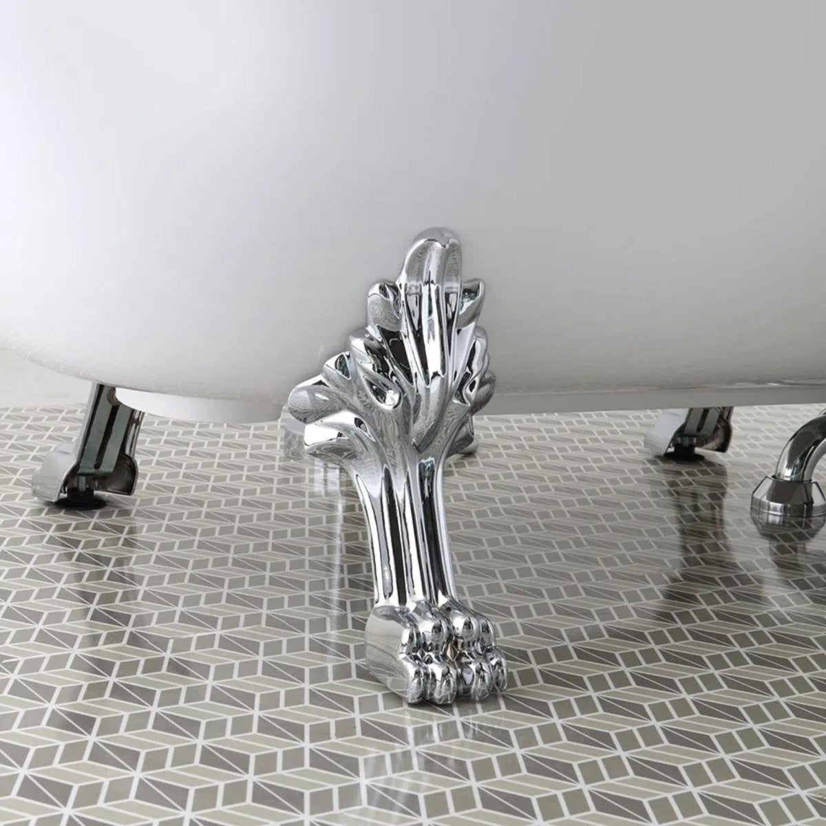 Vasca da bagno classica freestanding "Romanza" in marmo ricomposto cm 168x76 55h - MondoViro