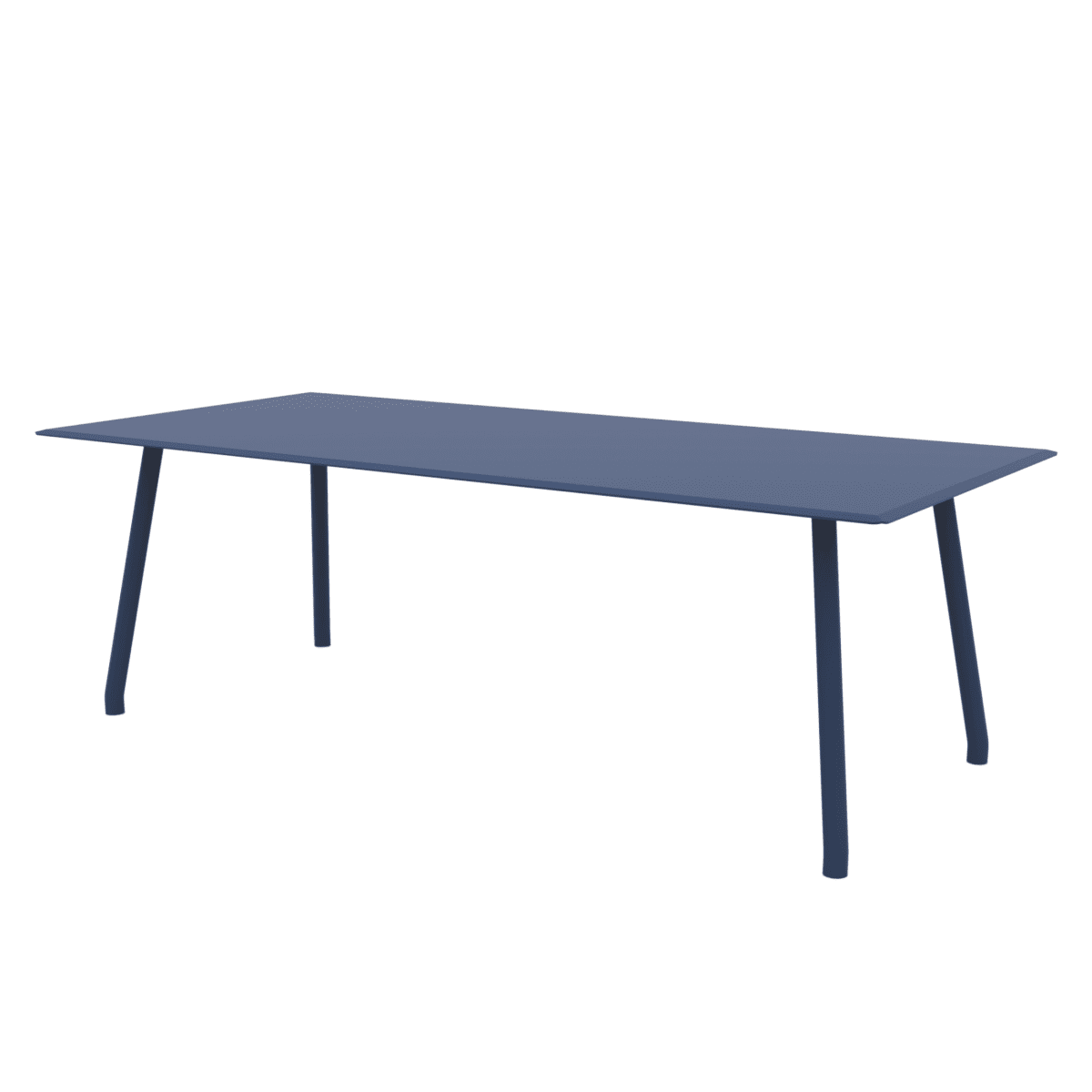 Tavolo rettangolare in alluminio "Verdea" da pranzo per giardino cm 220x100 75h - MondoViro