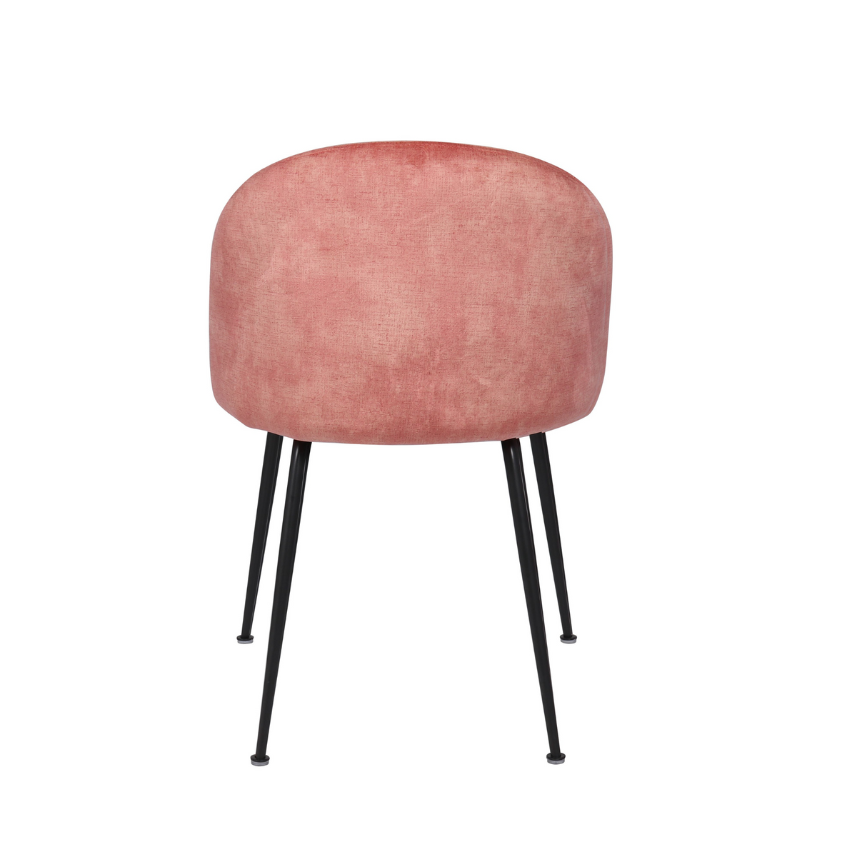 Set di sedie imbottite in velluto "Lumina" con gambe in metallo cm 45x55 79h