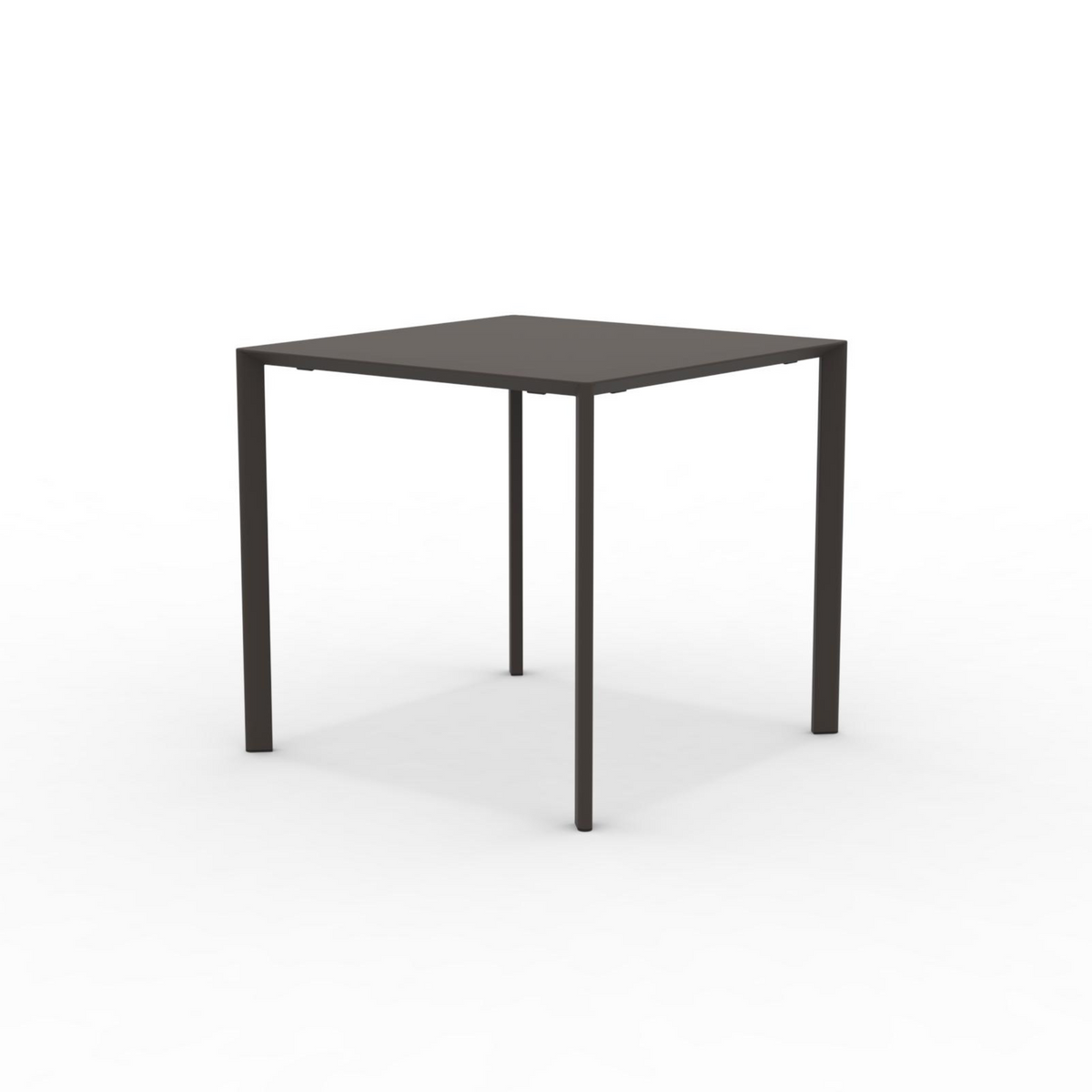 Tavolo quadrato in metallo "Fox1" per giardino impilabile cm 80x80 75h
