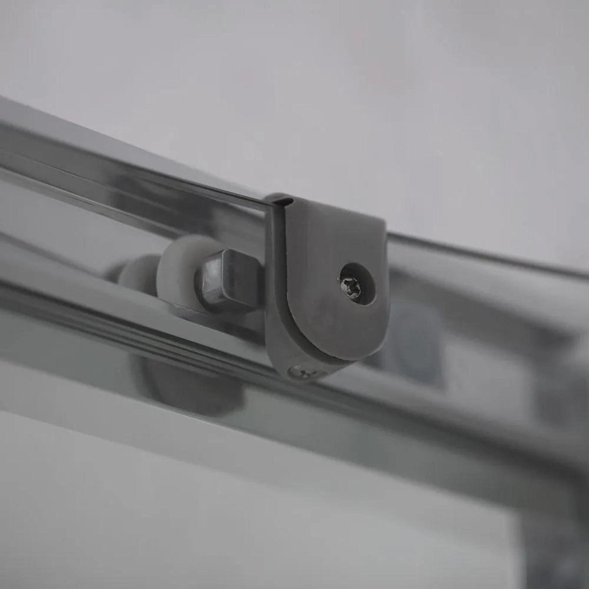 Box doccia semicircolare con ante scorrevoli "Ferrara Two" in vetro temperato h 195 cm - MondoViro