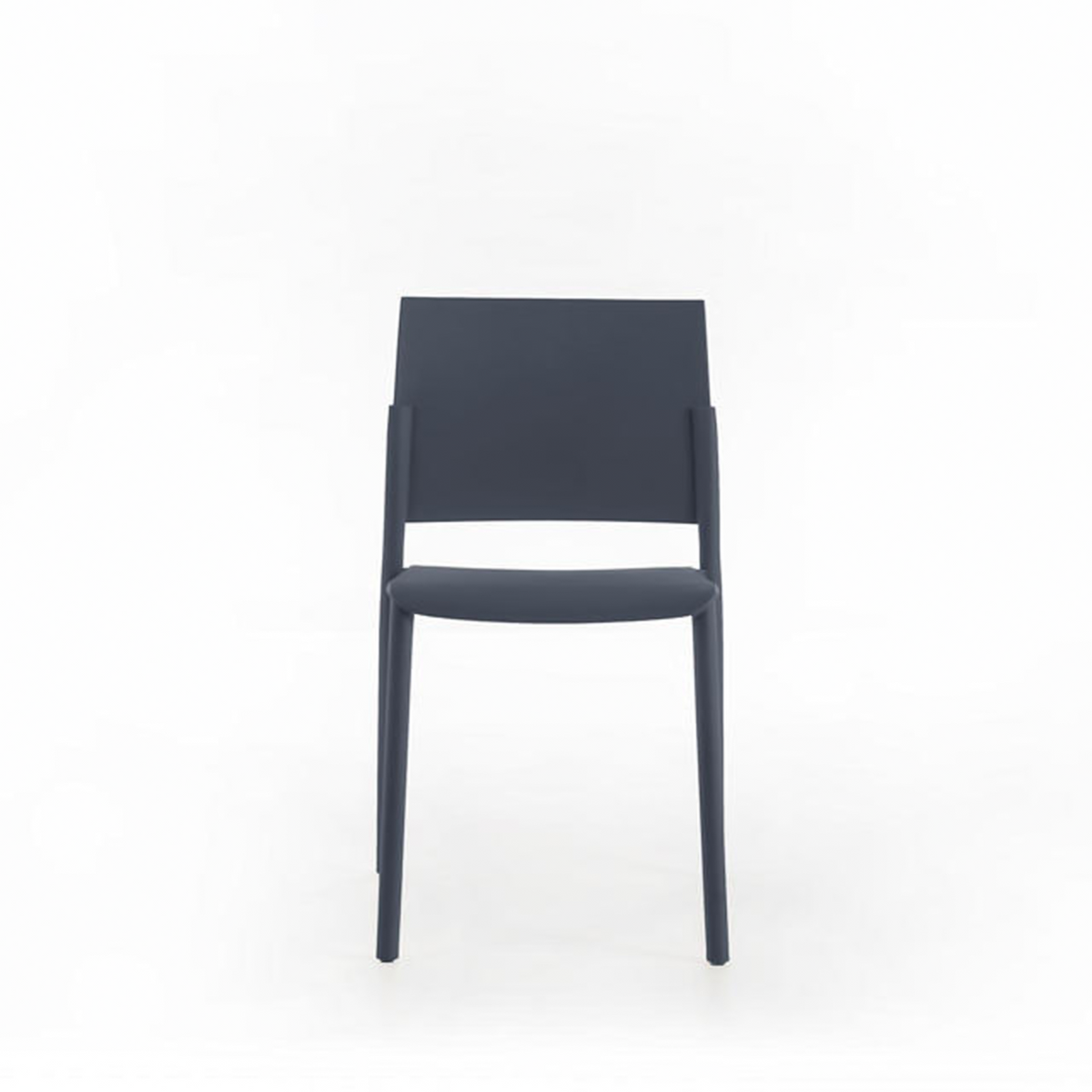 Set di sedie impilabili da soggiorno "Sabrina" in polipropilene moderne cm 52,5x55 81h