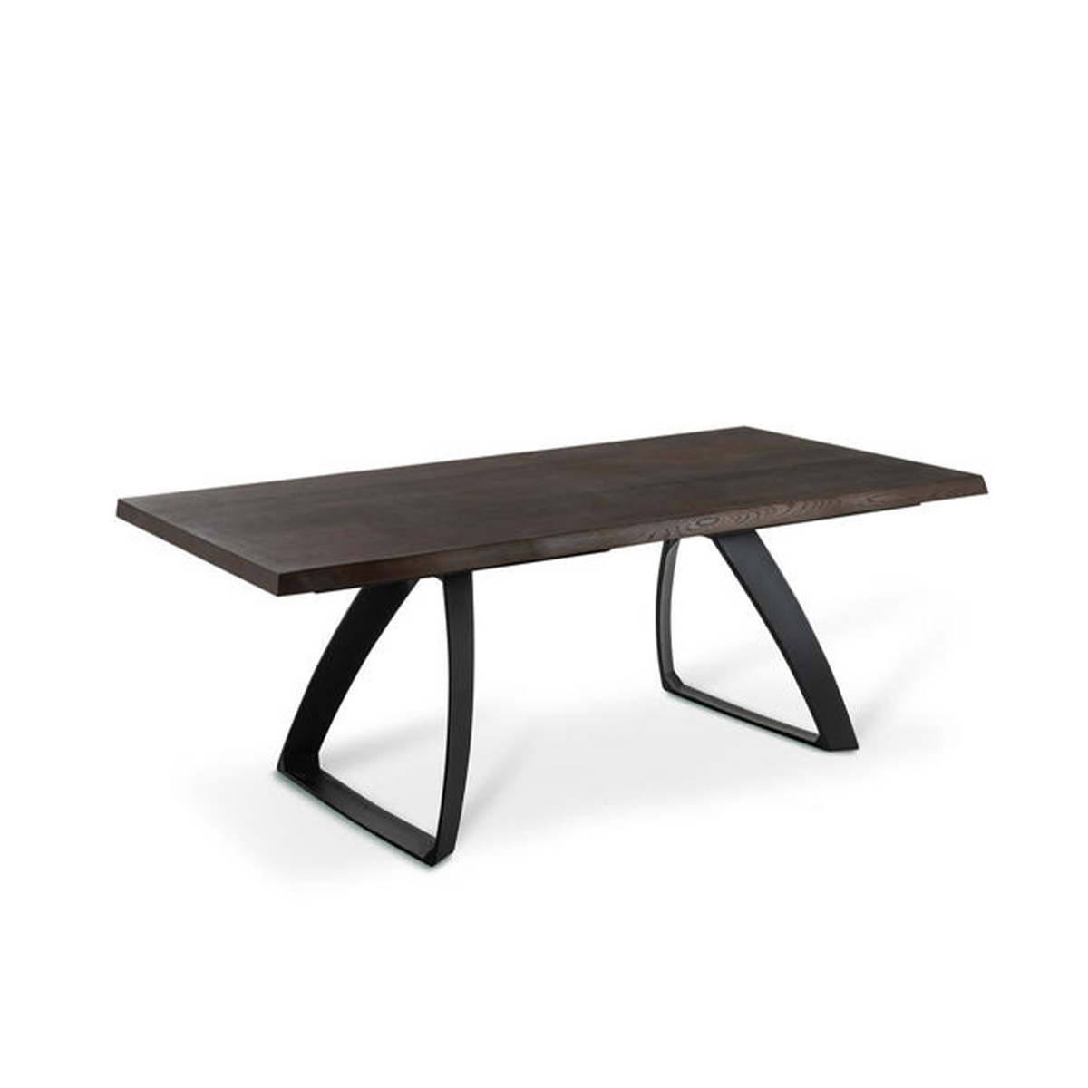 Tavolo fisso "Arthur" piano in legno e gambe in metallo cm 160x90 76h