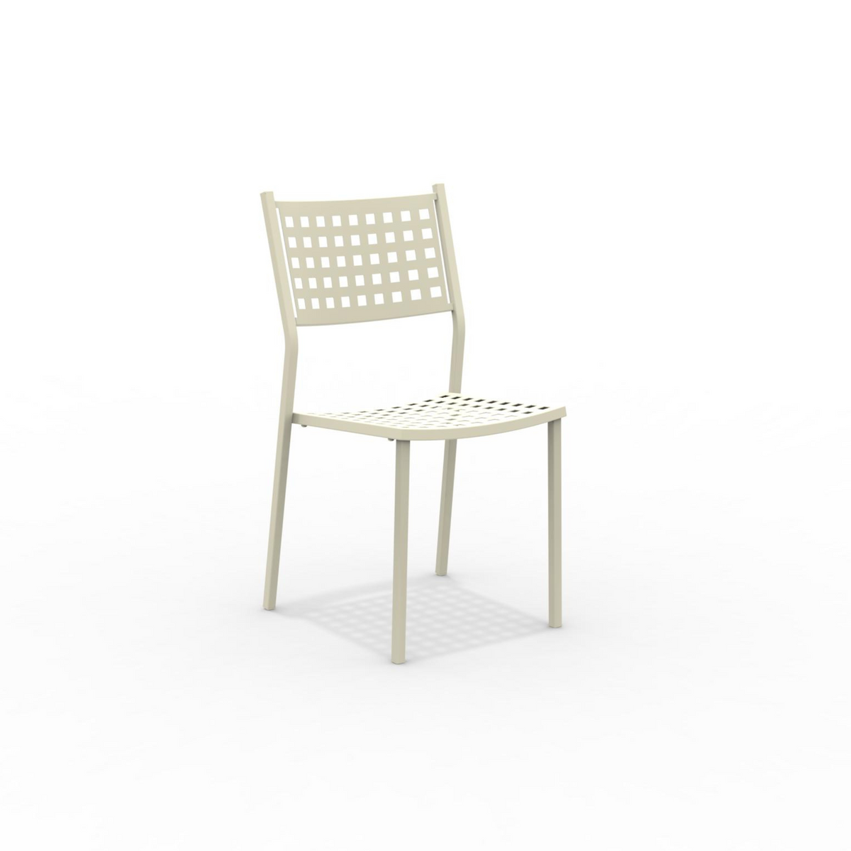 Sedie in metallo impilabili da giardino "Alice" senza braccioli cm 43x48 85h