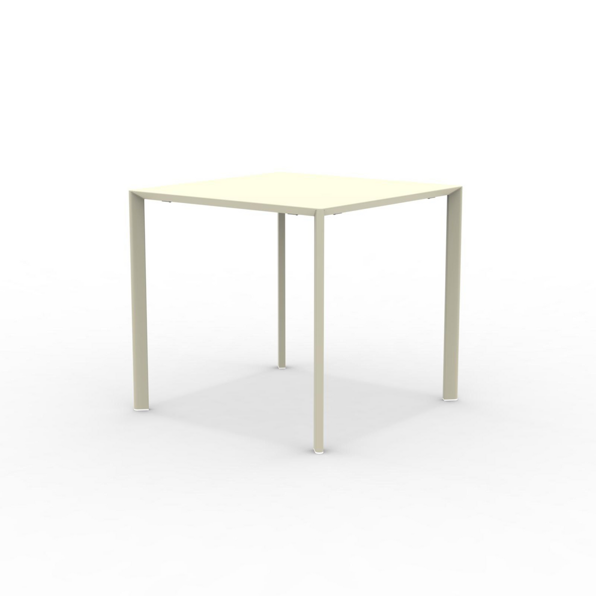 Tavolo quadrato in metallo "Fox1" per giardino impilabile cm 80x80 75h