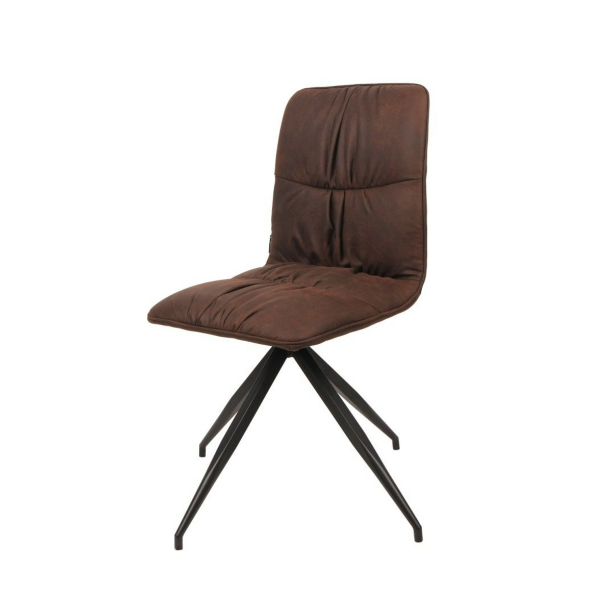 Set di sedie imbottite in microfibra "Eléganta" poltrone moderne effetto velluto cm 38x43 86,5h