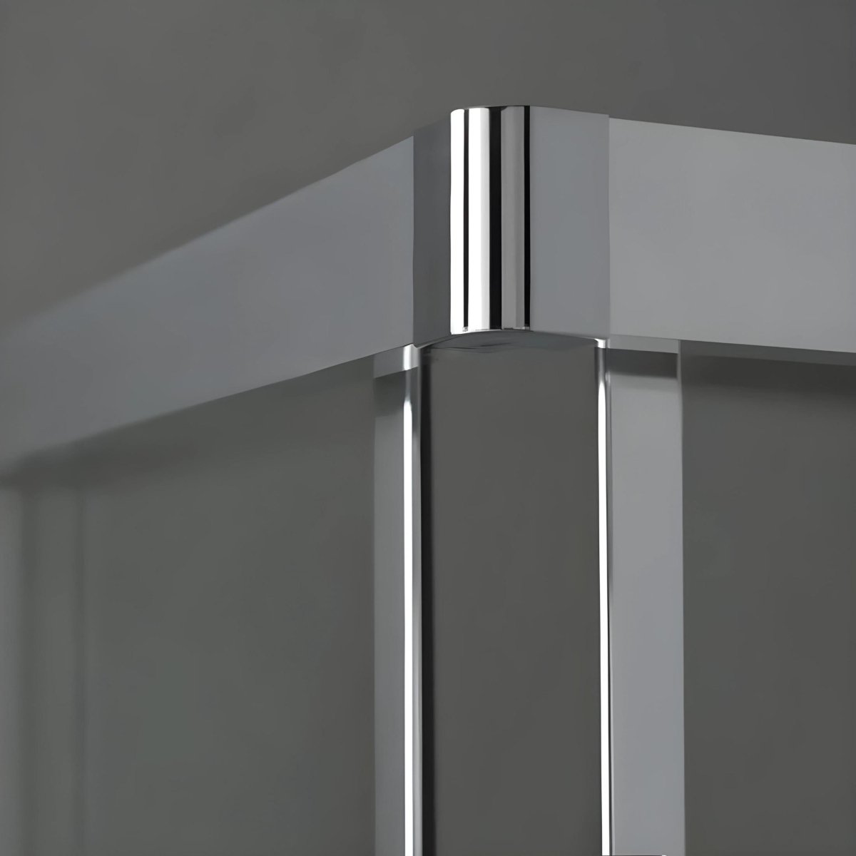 Box doccia angolare con 2 ante scorrevoli "Ferrara Two" in vetro trasparente h 195 cm - MondoViro