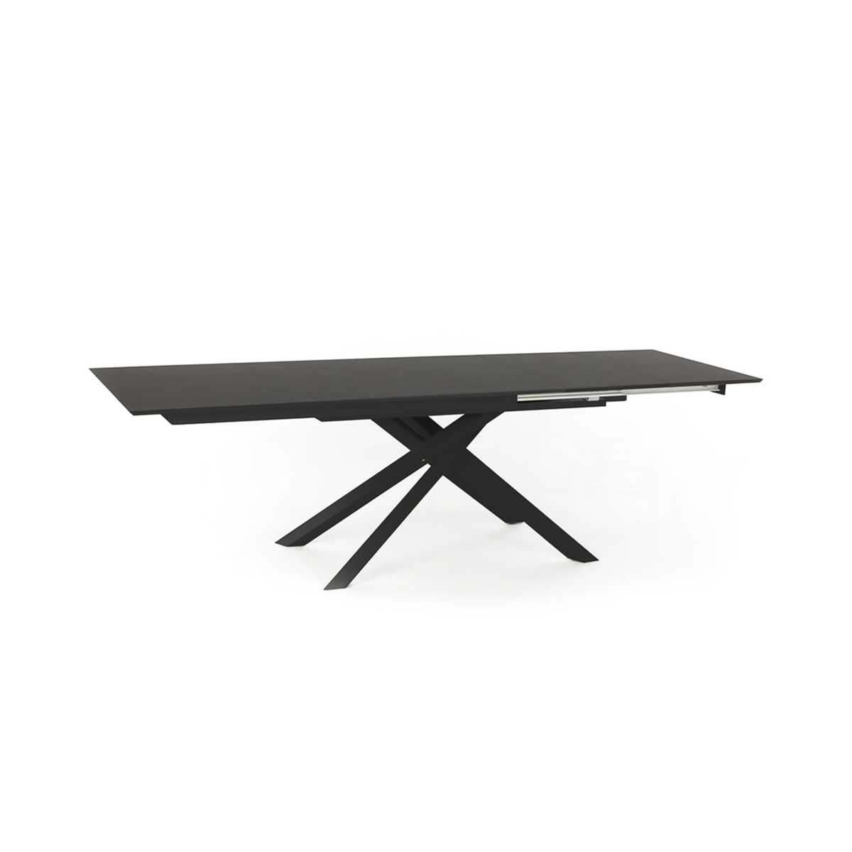 Tavolo allungabile "Jade" piano in HPL gambe in alluminio cm 170/270x90 76h