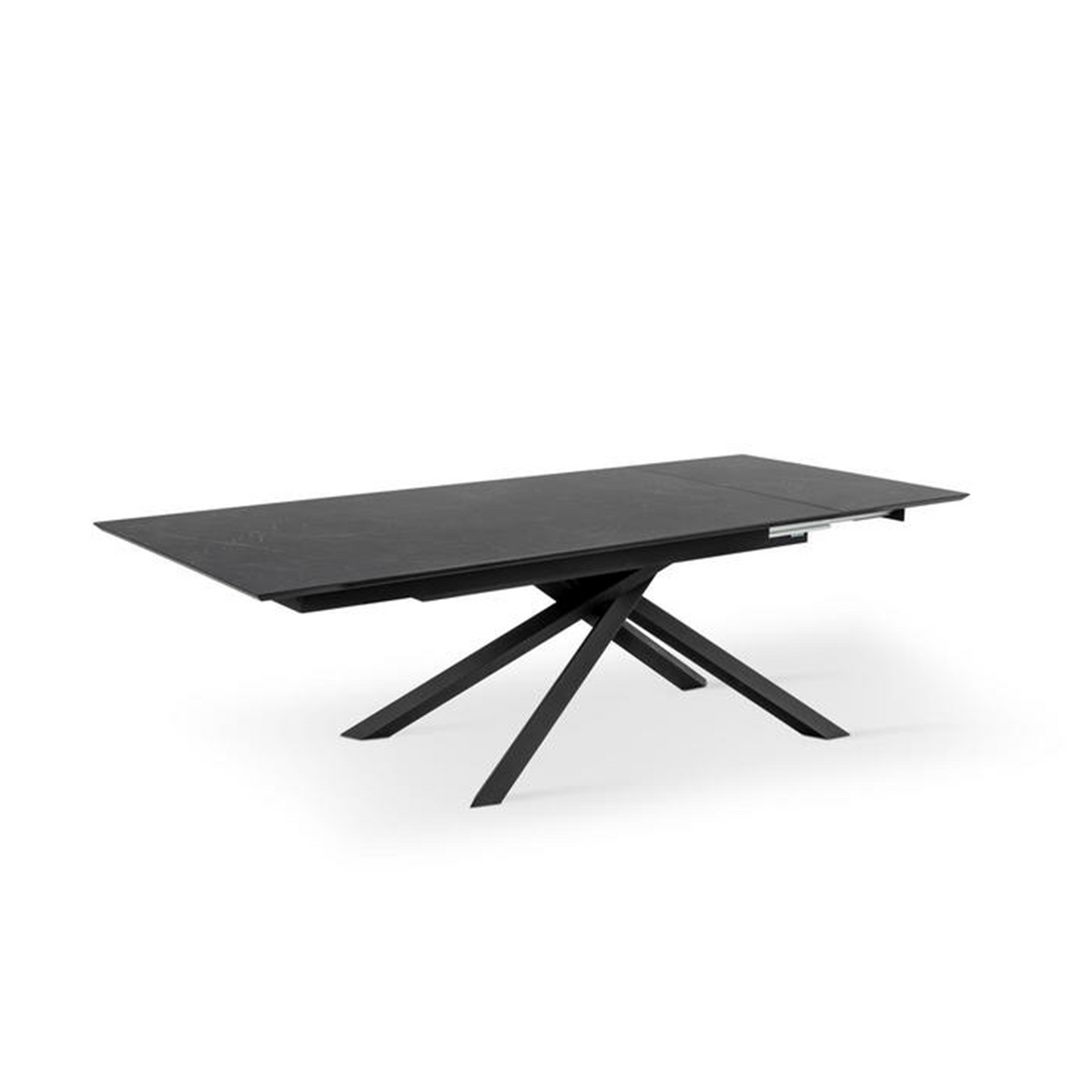 Tavolo allungabile "Jade" piano in HPL gambe in alluminio cm 170/270x90 76h