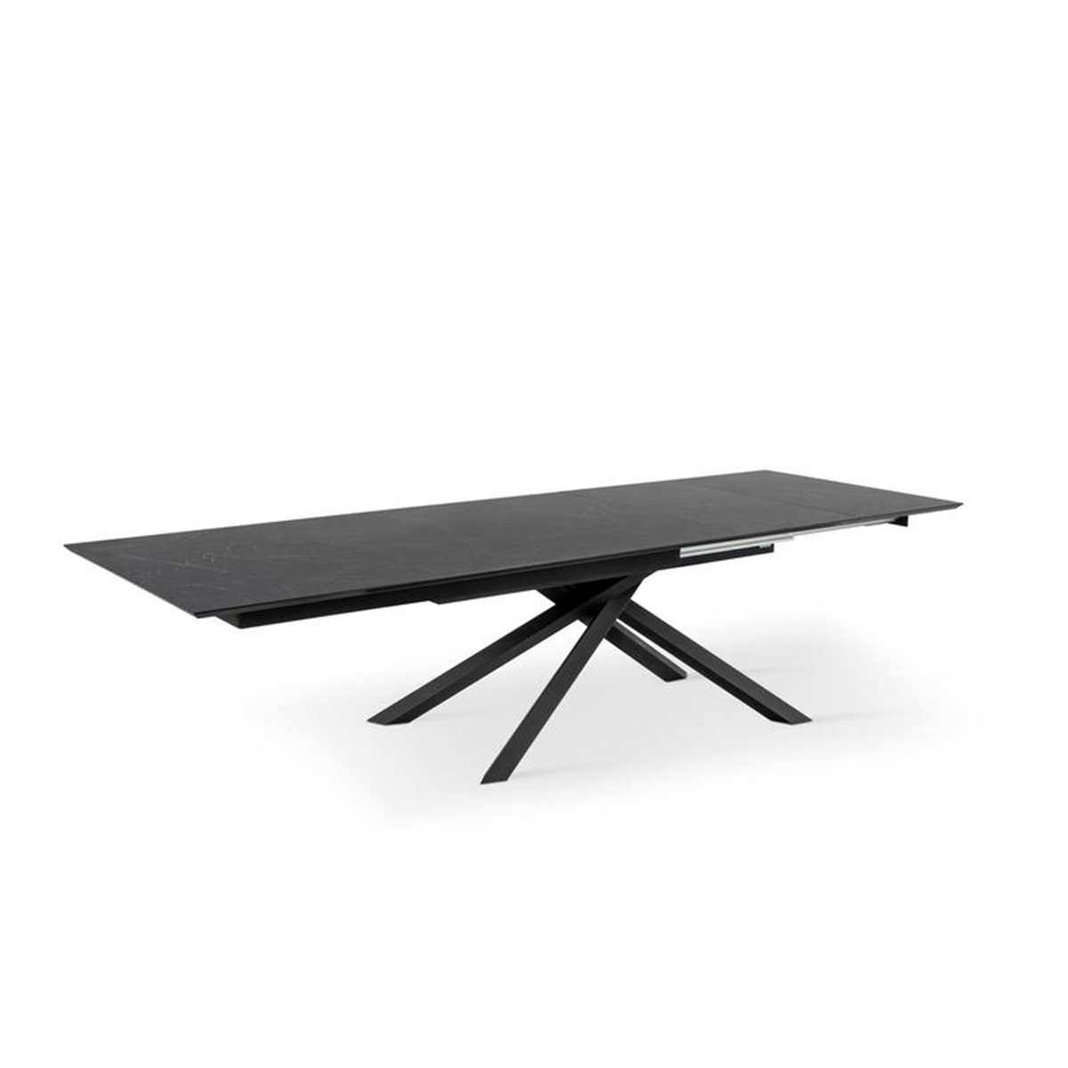 Tavolo allungabile "Jade" piano in HPL gambe in alluminio cm 170/270x90 76h