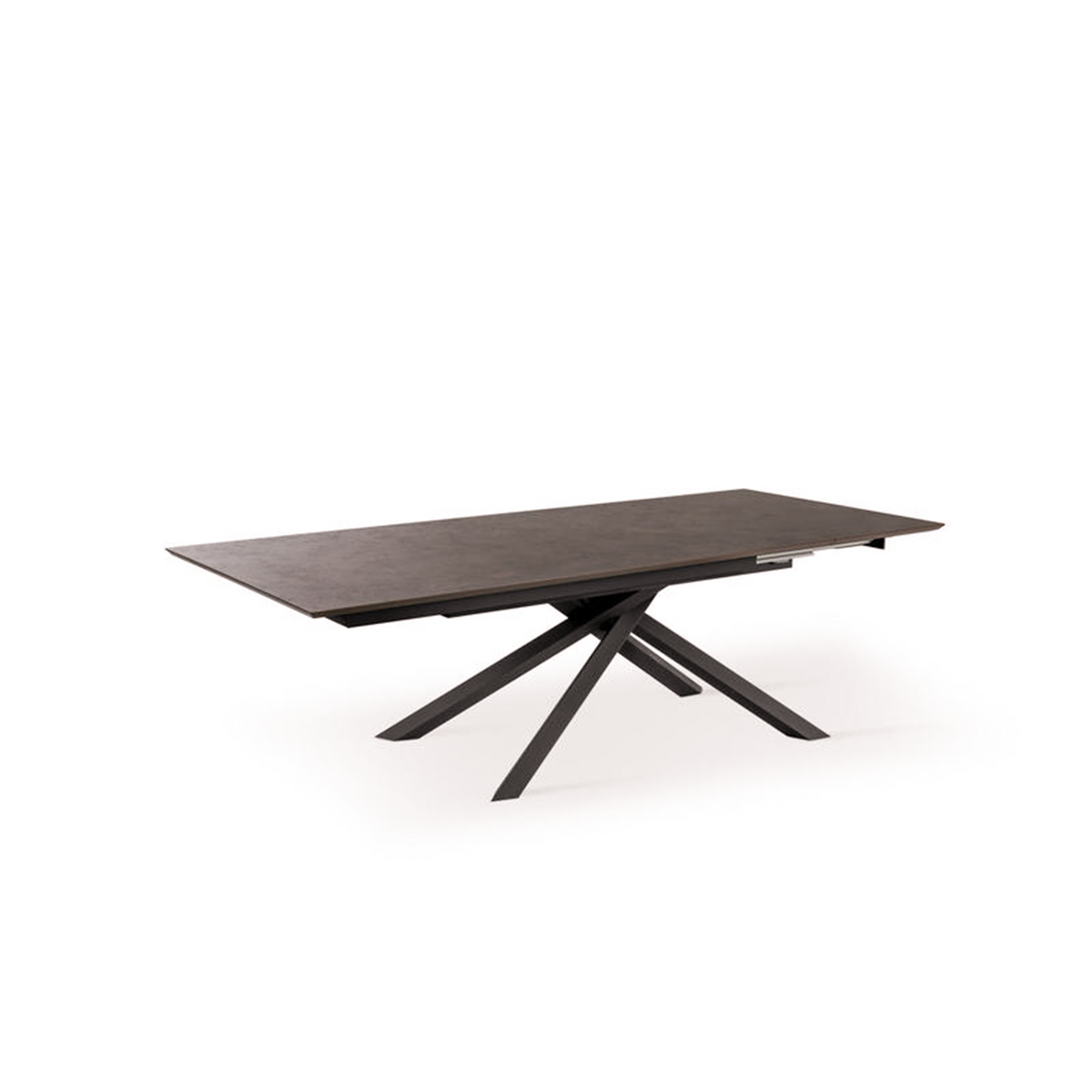 Tavolo allungabile "Jade" piano in HPL gambe in alluminio cm 170/270x90 76h