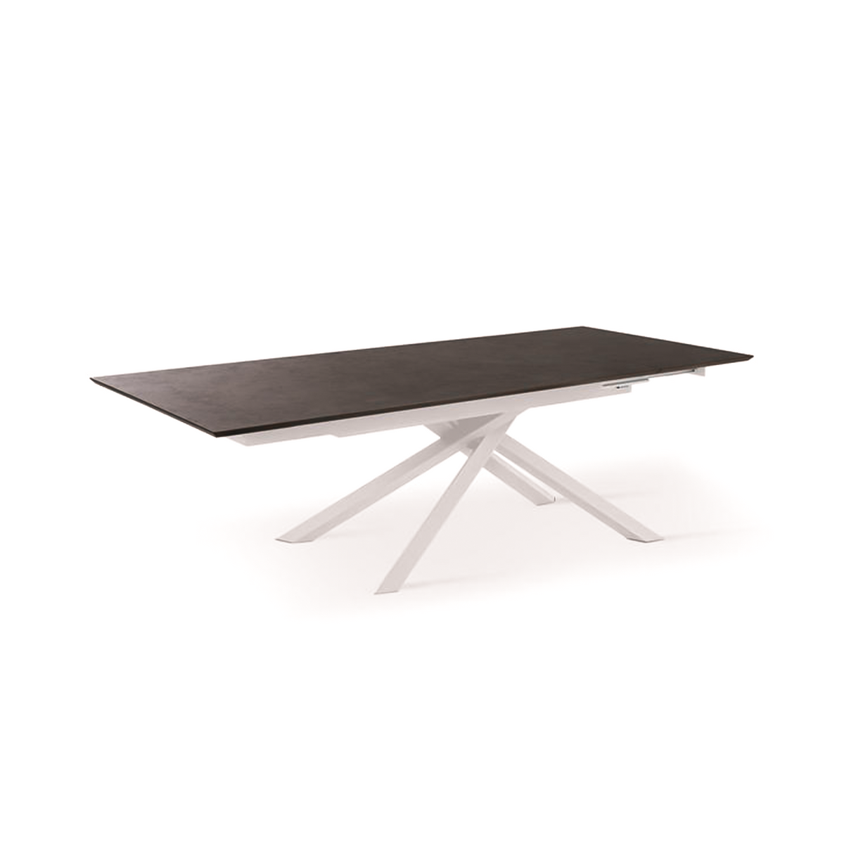 Tavolo allungabile "Jade" piano in HPL gambe in alluminio cm 170/270x90 76h