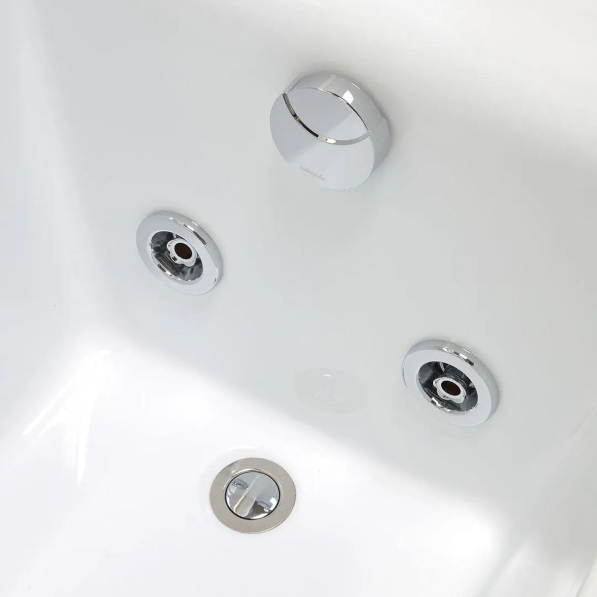 Vasca da bagno idromassaggio ad angolo "Agata" in acrilico cm 170x75 56h - MondoViro