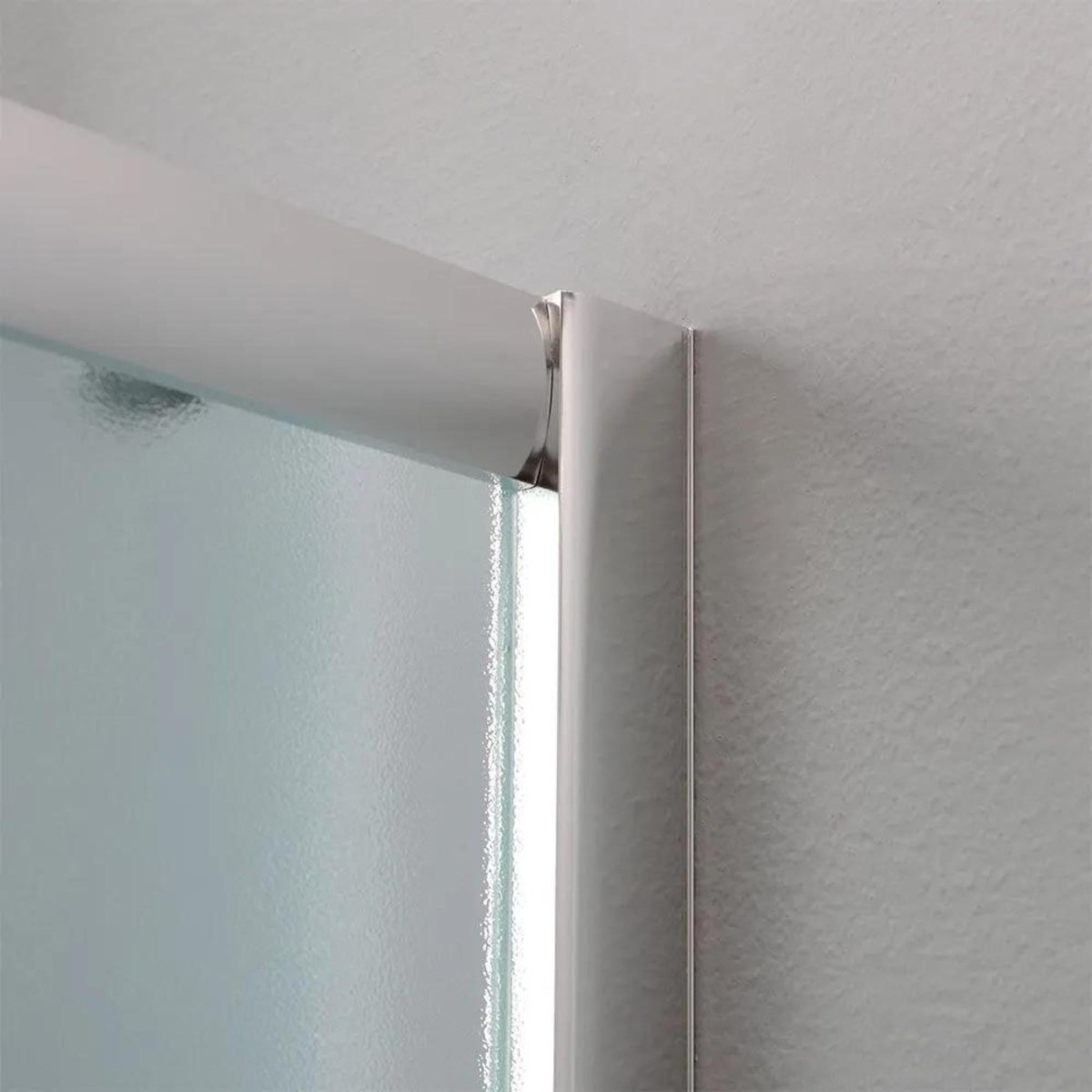 Box doccia semicircolare "Genova" con 2 ante scorrevoli in vetro temperato h 185 cm - MondoViro