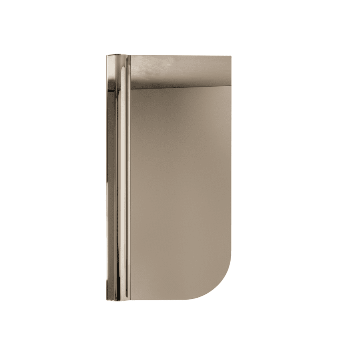 Specchio decorativo "Sinuo" in vetro fuso con onda versatile - MondoViro