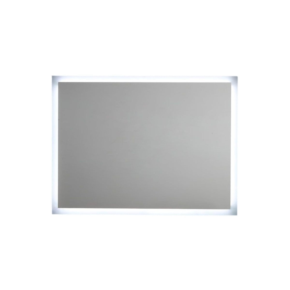 Specchio con cornice led "Bend" rettangolare reversibile cm 80x60 - MondoViro