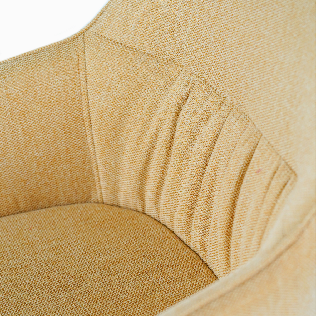 Set di sedie imbottite "Anemone" poltrone moderne da soggiorno in tessuto