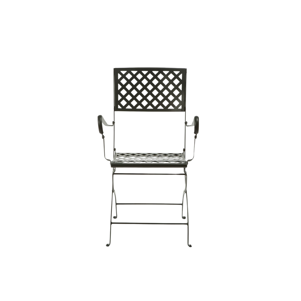 Set di sedie pieghevoli in metallo "Springtime" da giardino cm 52x56 90h