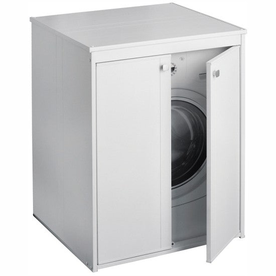 Mobile coprilavatrice "Niji" in PVC con chiusura magnetica e piedini regolabili cm 60x70 90h - MondoViro