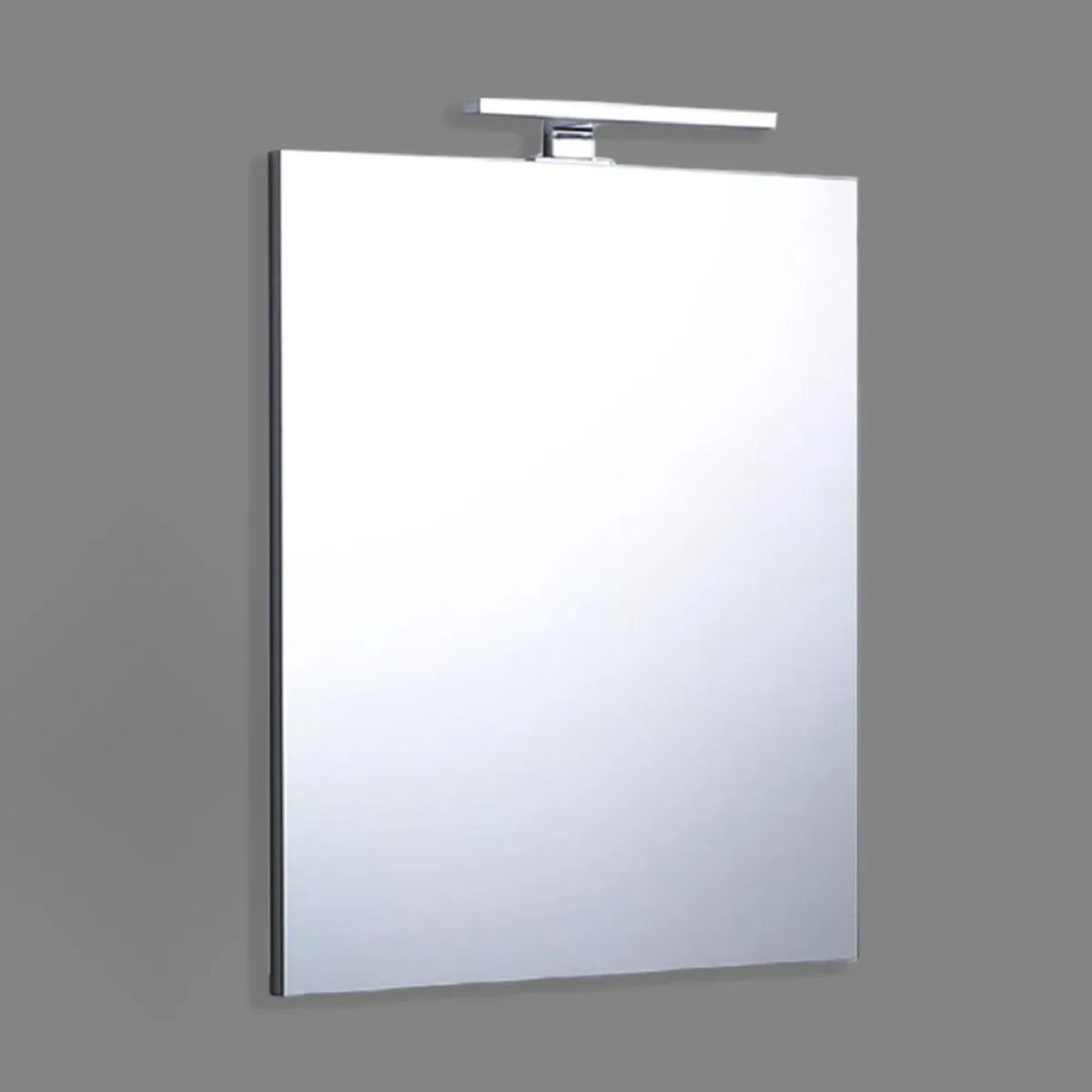 Specchio a led per bagno "Rivermas" reversibile rettangolare senza cornice - MondoViro
