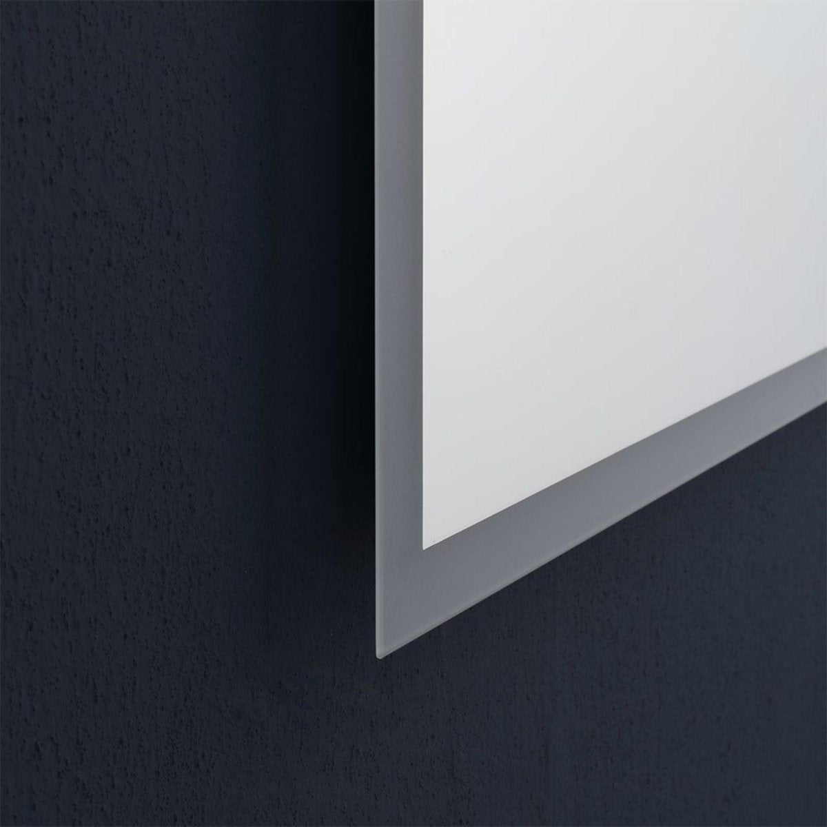 Specchio con cornice led "Bend" rettangolare reversibile cm 80x60 - MondoViro