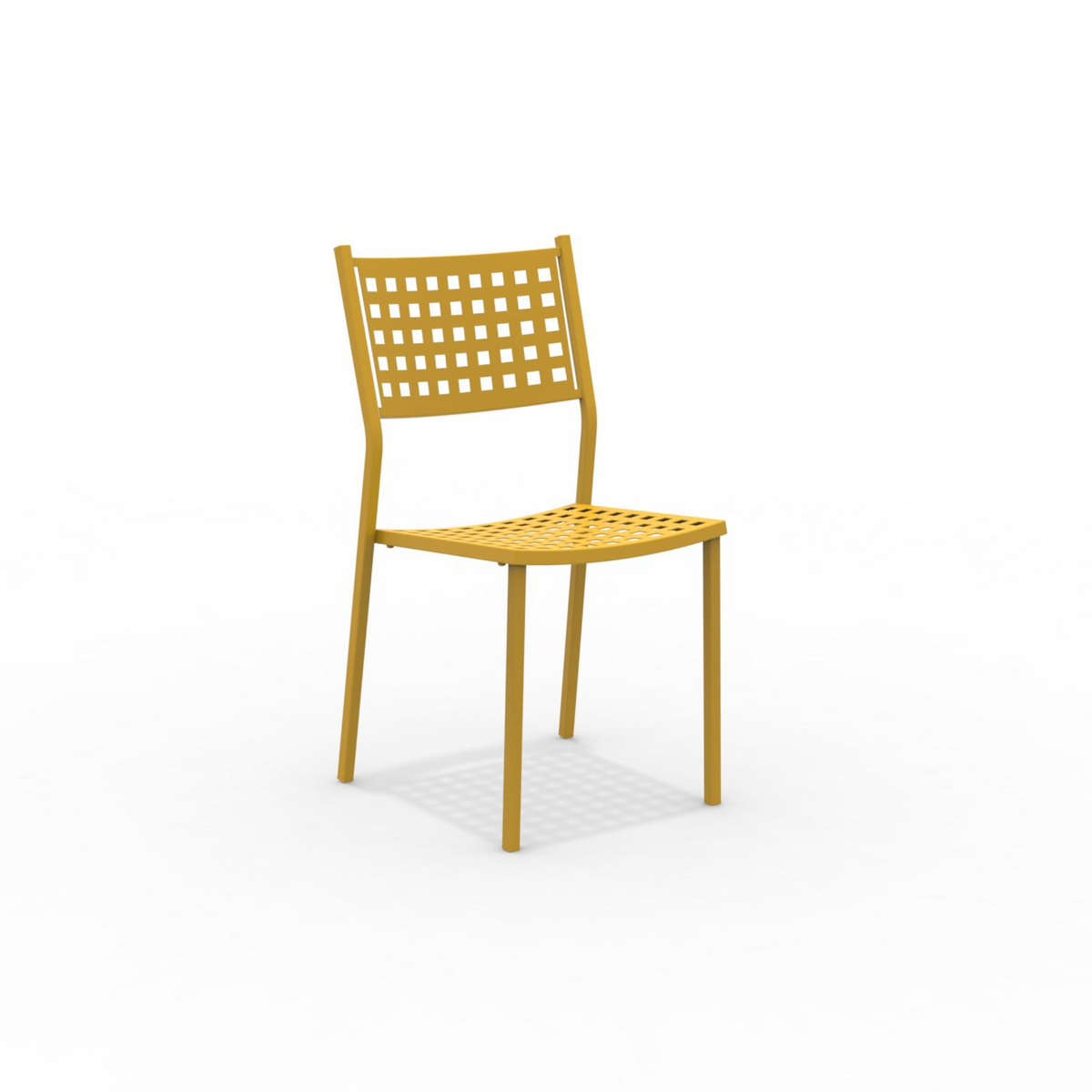 Sedie in metallo impilabili da giardino "Alice" senza braccioli cm 43x48 85h