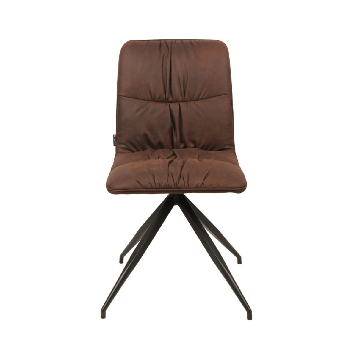 Set di sedie imbottite in microfibra "Eléganta" poltrone moderne effetto velluto cm 38x43 86,5h