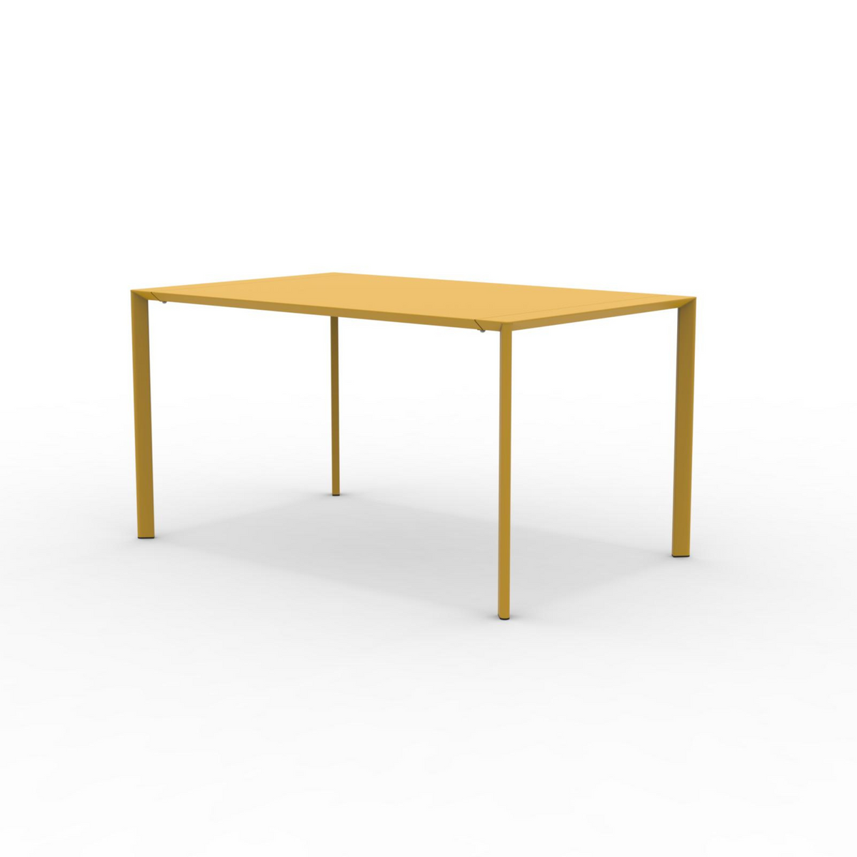 Tavolo quadrato in metallo "Fox1" per giardino impilabile cm 80x80 75h