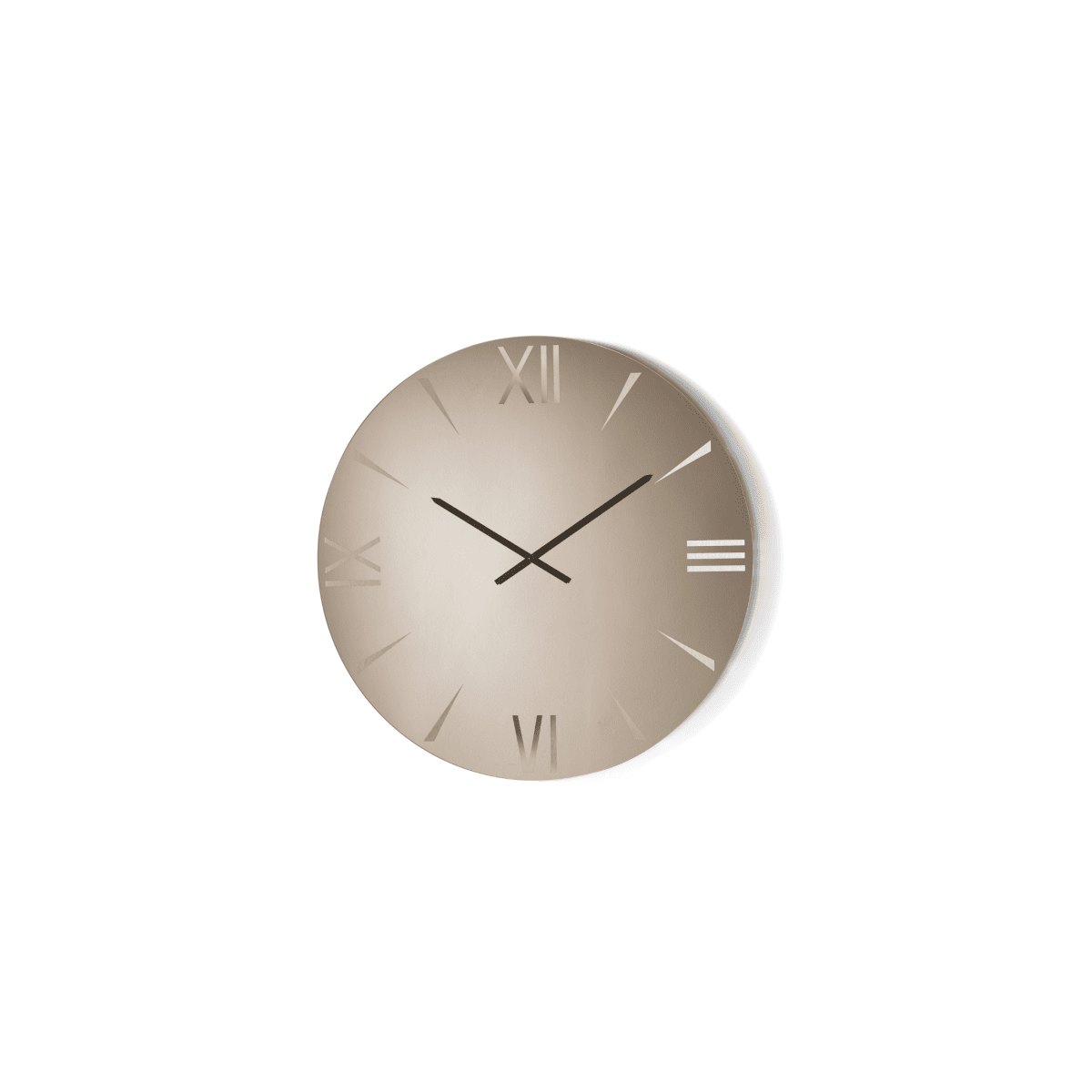 Orologio a parete "Lunex" in vetro specchiato con numeri incisi a laser - MondoViro