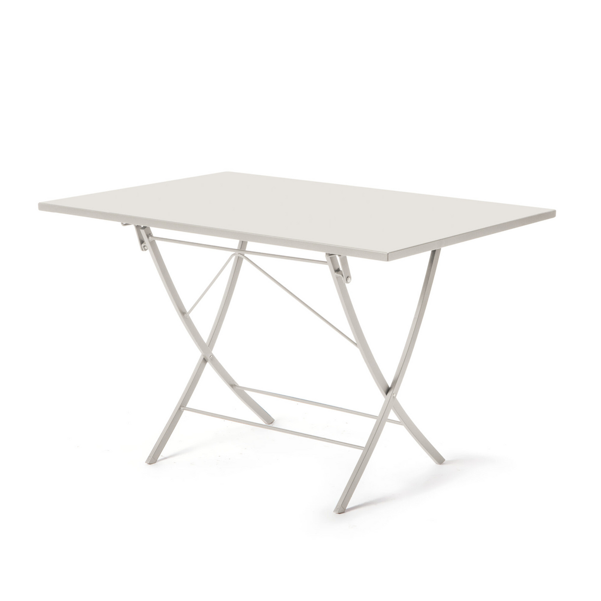 Tavolo pieghevole in metallo zincato "Vegas" per giardino h 75 cm