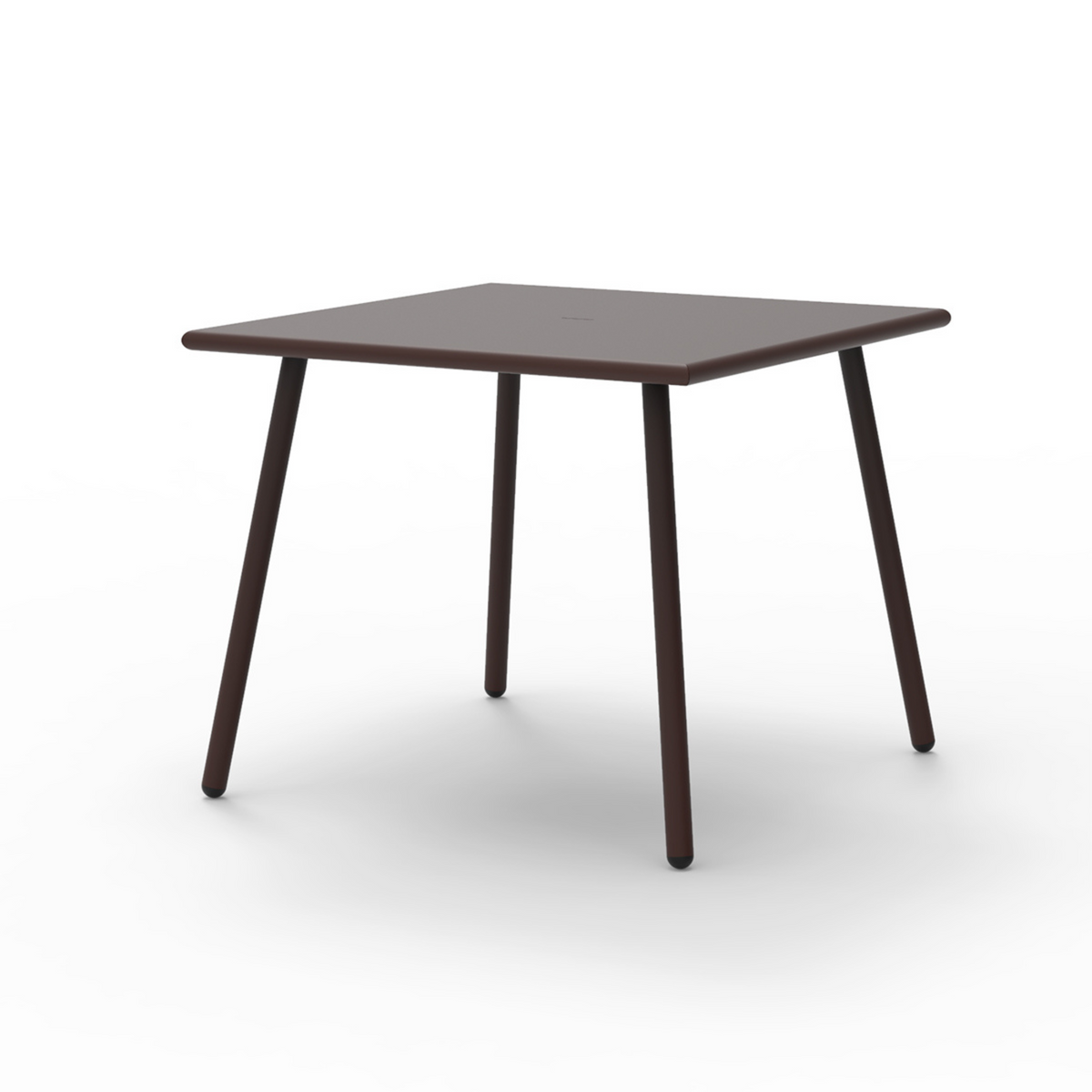 Tavolo fisso quadrato "Roma12" in metallo verniciato da giardino cm 90x90 75h
